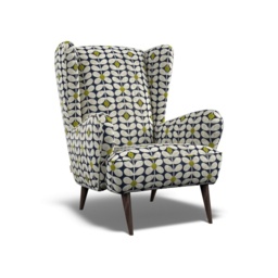 Orla Kiely Alma Armchair - Premium Plain Fabric - thumbnail 5