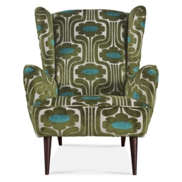 Orla Kiely Alma Armchair - Premium Plain Fabric - thumbnail 7