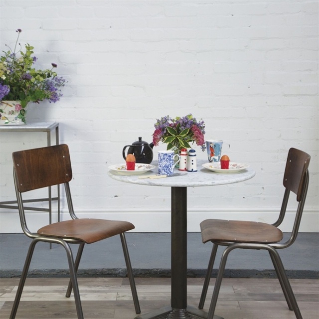 HND St Germain Round Dining Table - 90cm Diameter - C3 - image 1