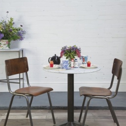 HND St Germain Round Dining Table - 90cm Diameter - C3 - thumbnail 1