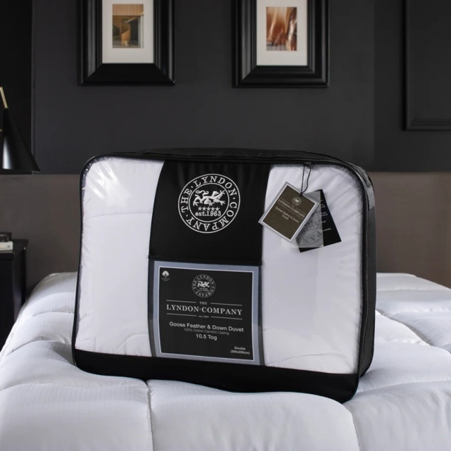 The Lyndon Company Luxe Goose Feather and Down Duvet 10.5 Tog - Super King - image 1