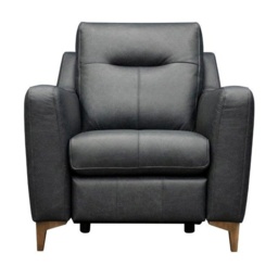 G Plan Austen Leather Armchair With Power Footrest and USB - Leather Grade H - thumbnail 3