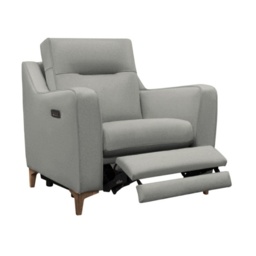 G Plan Austen Leather Armchair With Power Footrest and USB - Leather Grade H