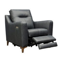 G Plan Austen Leather Armchair With Power Footrest and USB - Leather Grade H - thumbnail 2