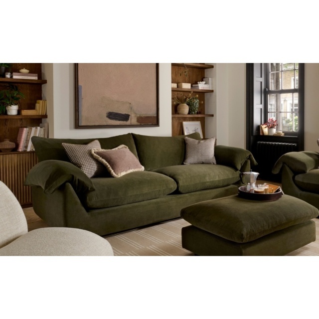 Vogue Williams Bayswater Large Sofa - Linen Look - image 1