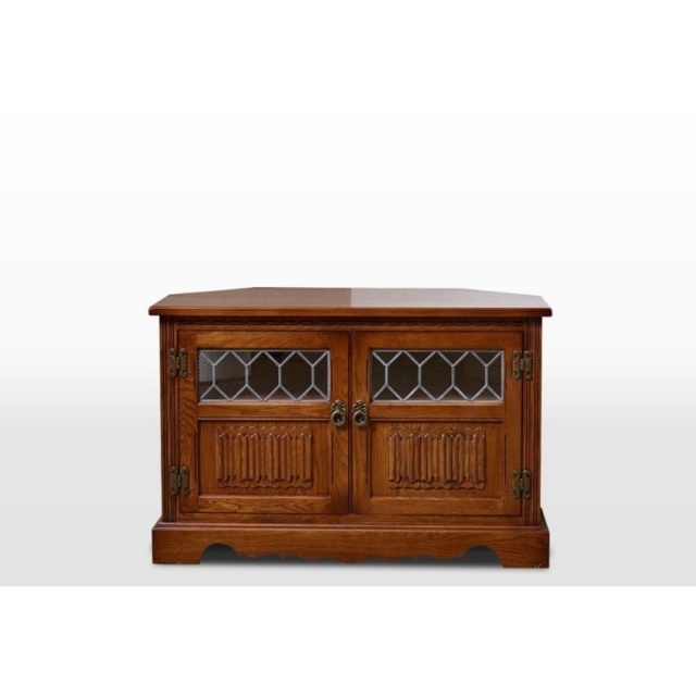 Wood Bros Old Charm Corner TV Cabinet Oc2264 - Classic Finish - image 1