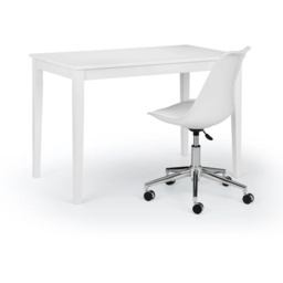 Julian Bowen Erika Office Chair - White/Chrome - thumbnail 4