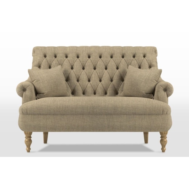 Wood Bros Pickering Compact 2 Seater Sofa - Umbria Leather - image 1
