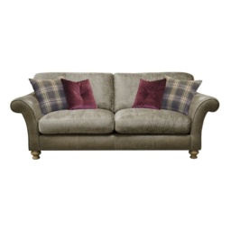 Milton 3 Seater Standard Back Sofa - Leather Grade C - thumbnail 1