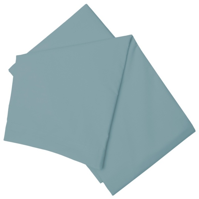 Belledorm 200 Count Flat Sheet - Teal - Double - image 1