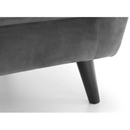 Julian Bowen Monza Chair - Dark Grey Velvet - thumbnail 5