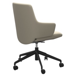 Stressless Laurel Low Back Home Office Chair With Arms - Fabric - thumbnail 2