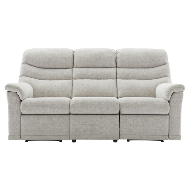 G Plan Malvern 3 Seater Recliner Sofa 3 Cushions - Leather Grade N - Single Power RHF - image 1