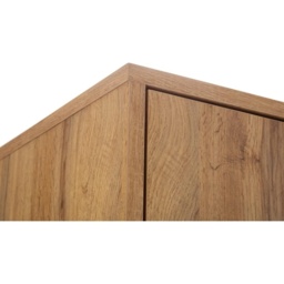 Julian Bowen Bali 2 Door 1 Drawer Wardrobe - Light Oak - thumbnail 5