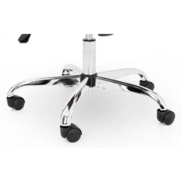 Julian Bowen Gio Office Chair - Ivory and Chrome - thumbnail 3