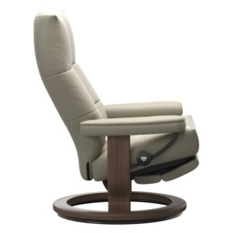 Stressless David Power Recliner Chair and Footstool - Medium - Fabric - thumbnail 2