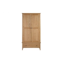 Julian Bowen Cotswold 2 Door 1 Drawer Wardrobe - thumbnail 3