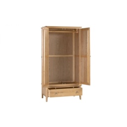 Julian Bowen Cotswold 2 Door 1 Drawer Wardrobe - thumbnail 4