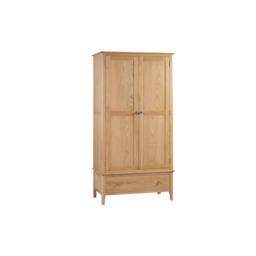 Julian Bowen Cotswold 2 Door 1 Drawer Wardrobe