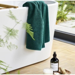 Christy Brixton Textured Towel - Emerald - Sheet - thumbnail 1