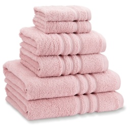 Catherine Lansfield Zero Twist Towel - Pink - Hand Towel - thumbnail 2