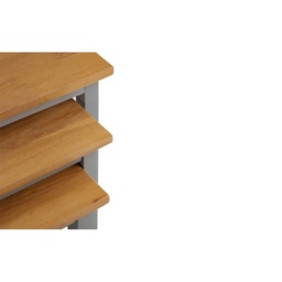 Julian Bowen Cleo Nest Of Tables - 2 Tone Grey and Oak - thumbnail 6