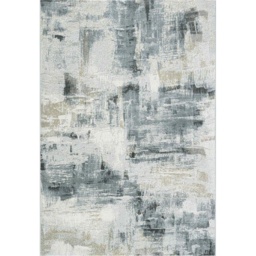 Mastercraft Canyon Polyester Heatset Rug 52067/6676 - Cream White - 160x230cm - thumbnail 1