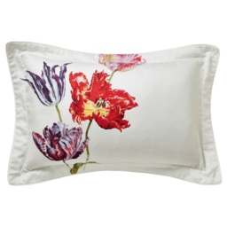 Sanderson Tulipomania Duvet Cover Set - Rose Red/Amethyst - Single - thumbnail 3