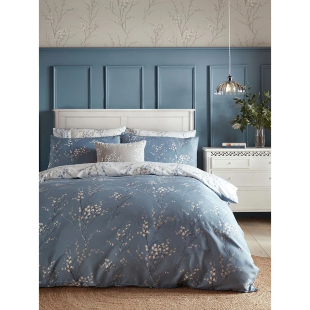 Laura Ashley Pussy Willow Duvet Set - Dark Seaspray - King - image 1