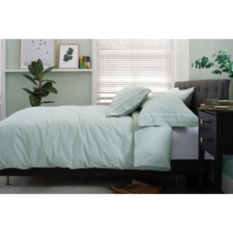 The Lyndon Company Southport Stripe Duvet Set - Green - Single - thumbnail 3