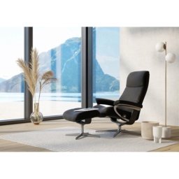 Stressless View Cross Footstool - Paloma Leather - thumbnail 4
