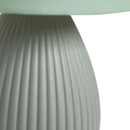 BHS Freya Teardrop Ceramic Table Lamp Pack of 2 - Green - thumbnail 4