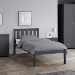 Julian Bowen Luna Bed - Anthracite - 135cm Double - thumbnail 2