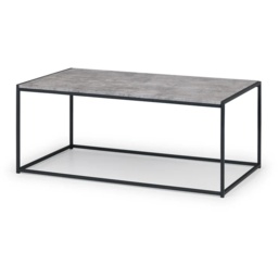 Julian Bowen Staten Rectangular Concrete Coffee Table - thumbnail 3