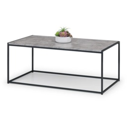 Julian Bowen Staten Rectangular Concrete Coffee Table - thumbnail 2
