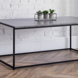 Julian Bowen Staten Rectangular Concrete Coffee Table - thumbnail 5