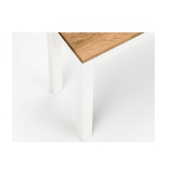 Julian Bowen Coxmoor Bench - Ivory and Oak - thumbnail 4