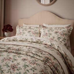 VA Peony Blossom Duvet Set - Blush and Jade - Single - thumbnail 2