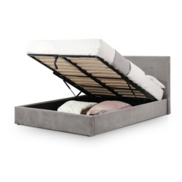 Julian Bowen Shoreditch Lift-Up Storage Fabric Bed - Double - thumbnail 2