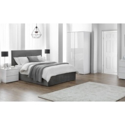 Julian Bowen Shoreditch Lift-Up Storage Fabric Bed - Double
