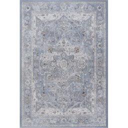 Mastercraft Da Vinci Heatset Wilton Rug 057 - 0128/5255 - Grey and Blue - 160x230cm - thumbnail 1