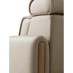 Stressless Emily 2 Seater Power Recliner Sofa With Wood Arms - Paloma Leather - thumbnail 4