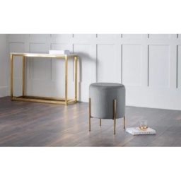 Julian Bowen Harrogate Stool - Grey - thumbnail 1