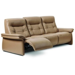 Stressless Mary 3 Seater Power Recliner Sofa With Upholstered Arms - Fabric - thumbnail 3