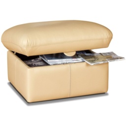 Sherborne Storage Footstool - Leather Grade 2 - thumbnail 2