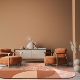 Asiatic Matrix MAX78 Oval Hand Made Rug - Earth Brown - 160cm x 230cm - thumbnail 2