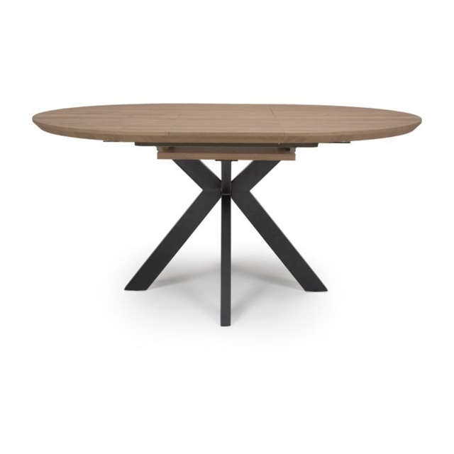 Phoenix 120cm/160cm Extending Dining Table - Light Walnut - image 1