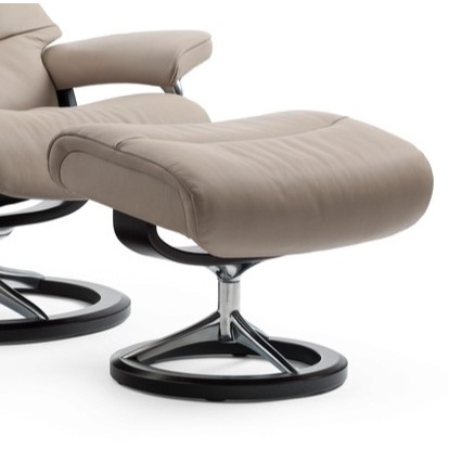 Stressless View Signature Footstool - Batick Leather - image 1