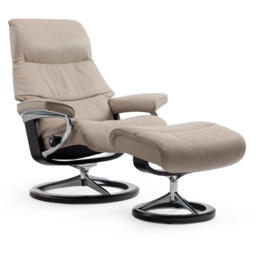 Stressless View Signature Footstool - Batick Leather - thumbnail 2