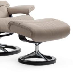 Stressless View Signature Footstool - Batick Leather - thumbnail 1